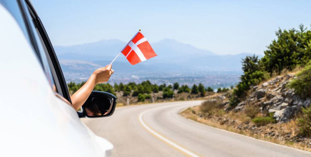 Fahrt in den Dänemark-Urlaub