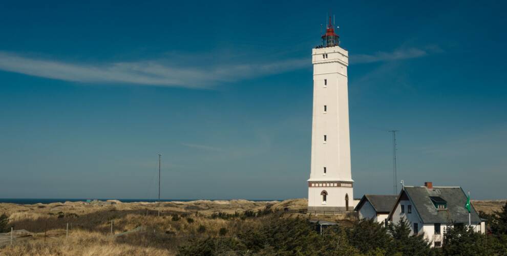 Leuchtturm von Blåvand in Dänemark